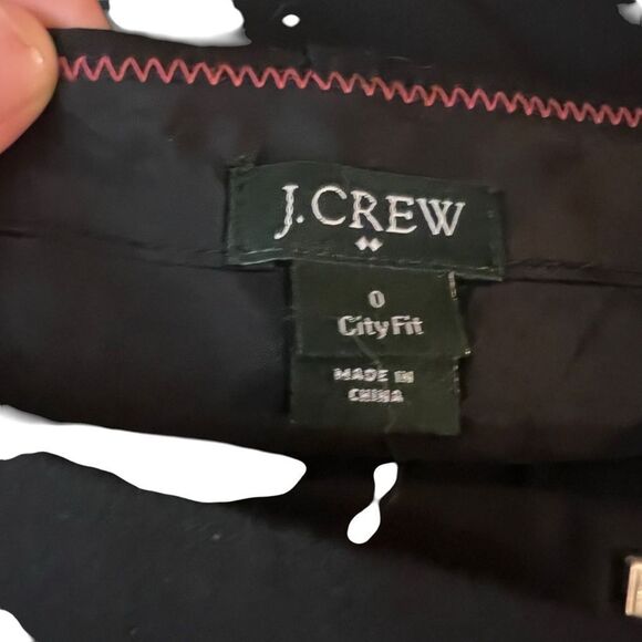 J. Crew black 100% wool city fit work pants - Picture 3 of 8